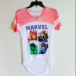 Marvel High-Low Graphic Tee